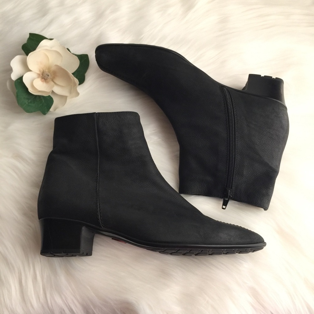 Sesto Meucci Black Ankle Boots Sz 9.5